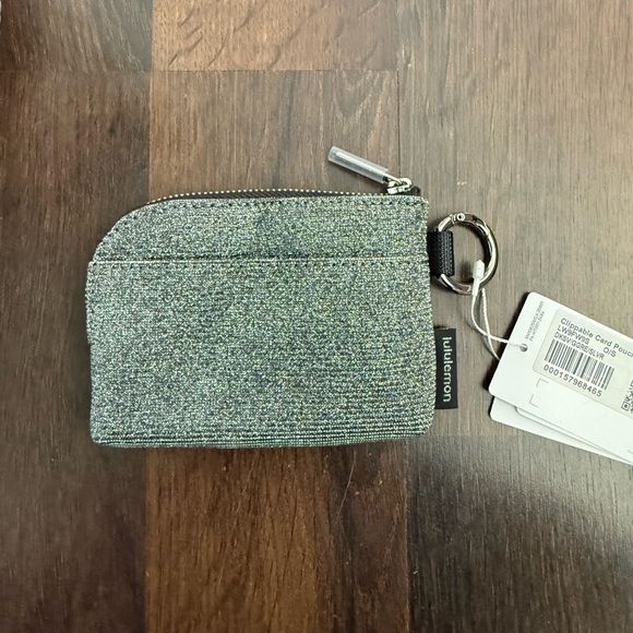 🆕 Lululemon Clippable Card Pouch - Glitter - Picture 9 of 16